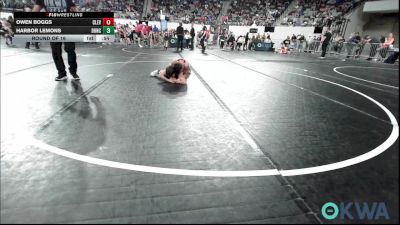 83 lbs Round Of 16 - Owen Boggs, Cleveland Takedown vs Harbor Lemons, Duncan Demon Wrestling