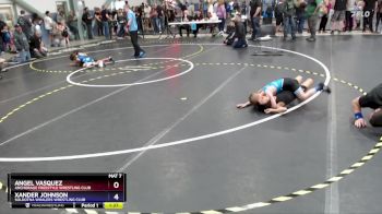 56 lbs Champ. Round 2 - Angel Vasquez, Anchorage Freestyle Wrestling Club vs Xander Johnson, Soldotna Whalers Wrestling Club