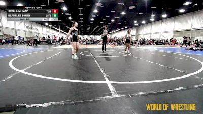 100 lbs Rr Rnd 3 - Stella Munoz, Team Dash K-6 vs BlakeLee Smith, SOTM Lady Outlaw