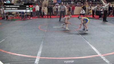 75_B lbs Consi Of 8 #1 - Liam Suhadolnik, Apollo Ridge vs Josiah Verilla, Tyrone