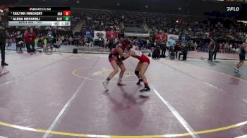 100 lbs Semifinal - Alena Messerli, West Jefferson vs Tailynn Hirchert, Nampa