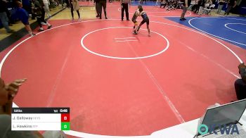 52 lbs Semifinal - Jett Galloway, Keystone Kids vs Lorenzo Hawkins, Tulsa Blue T Panthers