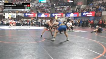 A - 190 lbs Quarterfinal - Ian Thom, Libby / Troy vs Wesley Walks, Hardin