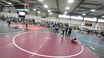 50 lbs Semifinal - Xander Licea, Team Viper vs Titan Larimore, Dove Creek