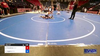 63-67 lbs Rr Rnd 4 - Colston Yocham, Threestyle vs Jack Cisneros, Skiatook Youth Wrestling