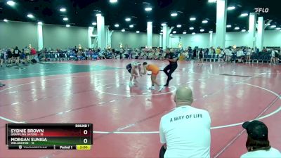 130 lbs Round 1 (8 Team) - Morgan Suniga, Wellington vs Sydnie Brown, Grappling Gators