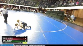 93 lbs Cons. Round 1 - Case Hansen, DC Elite Wrestling vs Royce Jansen, Moyer Elite Wrestling