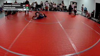 78 lbs Round 3 (6 Team) - Kendall Brahney, Misfits Of The Uprising vs Mikaela Reyes, Ground Up USA