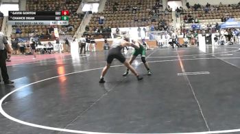 5A 150 lbs Semifinal - Gavin Gorton, Elberta HS vs Chance Dean, Holtville