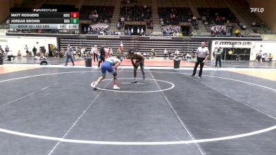 157 lbs Consi Of 16 #2 - Matt Rodgers, Hofstra-Unatt vs Jordan Brown, Binghamton