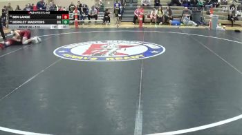 110 lbs Cons. Round 3 - Berkley Maertens, BOLD vs Ben Lange, Rushford-Peterson