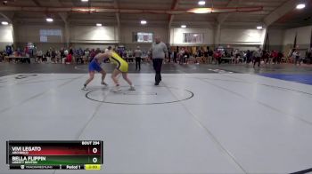 155 lbs Champ. Round 2 - Bella Flippin, Liberty Benton vs Vivi Legato, Archbold