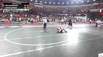 115 lbs Cons. Round 3 - Jack Kaczrowski, Wisconsin vs Caiden Johnson, BCWC