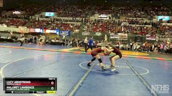 G - 126 lbs Champ. Round 2 - Lucy Armstrong, Choteau (Girls) vs Malorey Lawrence, Florence-Carlton (Girls)