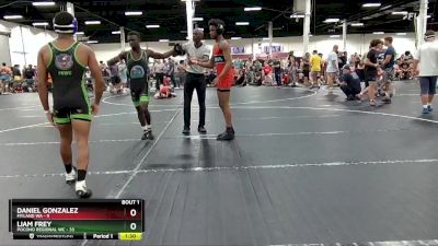 150 lbs Finals (2 Team) - Liam Frey, Pocono Regional WC vs Daniel Gonzalez, Myland WA