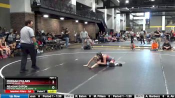 91 lbs Round 2 (4 Team) - Reagan Eaton, Hastings Wrestling Academy vs Morgan Pillars, Missouri Black