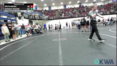 91 lbs Rr Rnd 4 - Devyn Vincent, Shelton Wrestling Academy vs MaKinley McNabb, Chickasha Youth Wrestling
