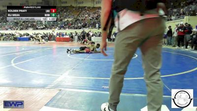 100 lbs Round Of 64 - Kolden Pratt, Lincoln Christian vs Eli Mejia, Norman North