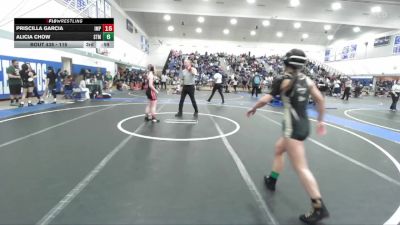 100 lbs Cons. Round 2 - Calista Kilen, Big Bear vs Juliah Lee, El Dorado