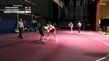 132 lbs Round 3 - Wyatt Davidson, Harrisburg vs Carter Gadberry, Lisbon