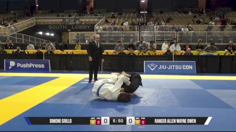 Simone Grillo vs Ranger Allen Wayne Owen 2025 Pan Jiu Jitsu IBJJF Championship