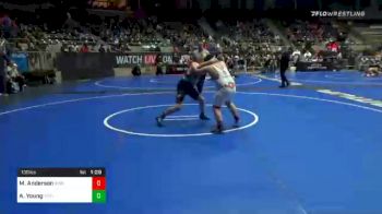 130 lbs Prelims - Malachi Anderson, Bison WC vs Aiden Young, Tuttle WC