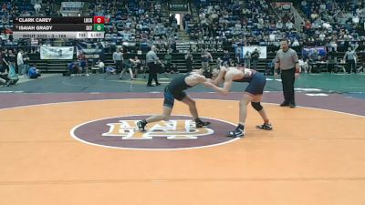 3 - 165 lbs Semifinal - Isaiah Grady, Skyline vs Clark Carey, Liberty Christian