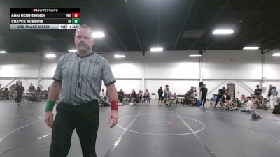 150 lbs 3rd Place Match - Abai Beishembiev, Palm Wrestling Academy vs Chayce Roberts, Upgraded Industries