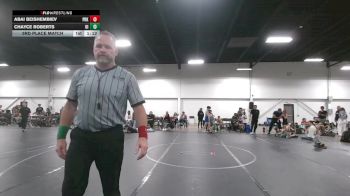 150 lbs 3rd Place Match - Abai Beishembiev, Palm Wrestling Academy vs Chayce Roberts, Upgraded Industries