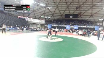 Boys 2A 175 lbs Champ. Round 2 - Mario Lamas, Selah vs Isaiah Gilcrist, Orting