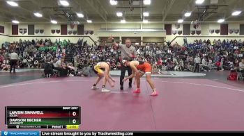 132 lbs 9th Place Match - Dawson Becker, Alburnett vs Lawsin Sinnwell, Solon