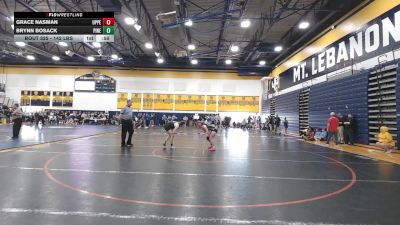 142 lbs Consy 3 - Grace Nasman, Upper St Clair vs Brynn Bosack, Pine-Richland