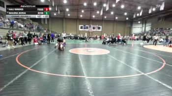 235 lbs Champ. Round 3 - Hali Windes, Fort Osage vs Malena Borja, Belton