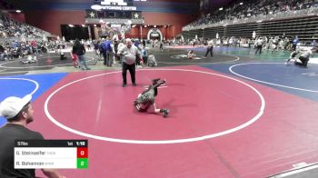 57 lbs Quarterfinal - Gatlin Steinseifer, Thorobred WC vs Riggs Bohannon, Windy City WC