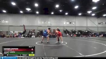 285 lbs Placement Matches (8 Team) - Hayden Simpson, Oklahoma Red vs Wyatt Smith, Iowa