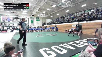 144 lbs Placement Matches (8 Team) - Joe Juenger, Rapid City Stevens vs Braden Shoemaker, Brandon Valley