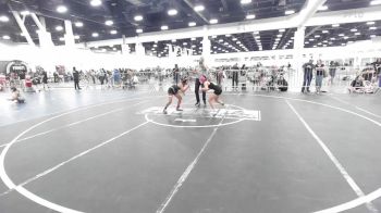 94 lbs Rr Rnd 4 - LaNiyah Lehi, Hidden Springs Wolves vs Priseis Hancock, Chickens Wrestling Club