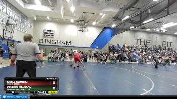 285 lbs Semifinal - Kaydon Franson, Fremont Wrestling Club vs Khyle Ramboz, Mount Ogden