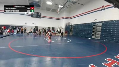 115 lbs Round 3 - Judyth Diaz, Conroe Caney Creek vs Destiny Gomez, El Paso Hanks