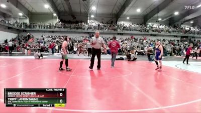 130 lbs Cons. Round 2 - Brodee Scribner, Seneca Youth Wrestling Club-AAA vs Tripp LaMontagne, Ste. Genevieve Youth Wrestling Club-AAA