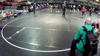 220 lbs Cons. Semi - Jacoby Griesman, Little Jays Wrestling Club vs Camden Brewer, CWO