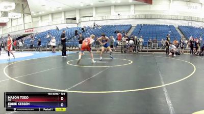 138 lbs Quarterfinal - Mason Todd, MO vs Eddie Kessen, OH