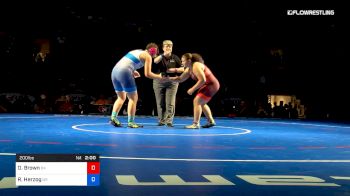 200 lbs Final - Olivia Brown, Oklahoma vs Raina Herzog, Oregon