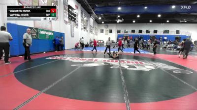 125 Girls Semifinal - Alyssa Jones, Poway vs Jazmyne Mora, Lincoln