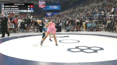 125 lbs Champ. Rd Of 128 - Amelia Poracky, Ohio vs Ariana Martinez, New Mexico