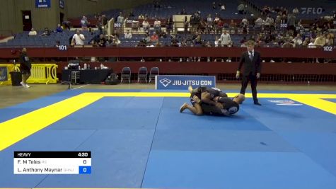 Fabiano M Teles vs LeVon Anthony Maynard 2024 Pan IBJJF Jiu-Jitsu No-Gi Championship