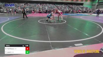 182 lbs Quarterfinal - Benedict Holthaus, JWC vs Tucker Land, Concede Nothing