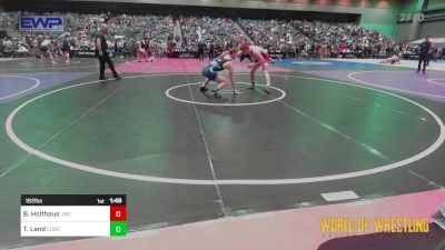 182 lbs Quarterfinal - Benedict Holthaus, JWC vs Tucker Land, Concede Nothing