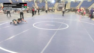 53 lbs Rr Rnd 3 - Josiah Guagliardo, Steel City Reloaded WC vs Lucas Perez, Bear Cave WC