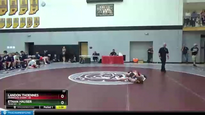 77 lbs 2nd Wrestleback (8 Team) - Landon Thoennes, Minnesota Storm vs ...